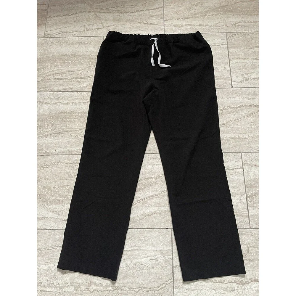 FIGS Pisco Basic Scrub Pants Black FM4500 Size XL